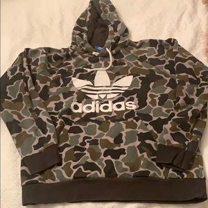 Adidas camp hooded sweatshirt